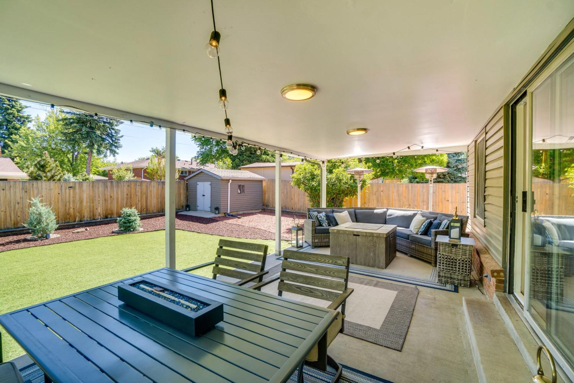 Centennial Home With Covered Patio And Fire Pit! Exteriér fotografie